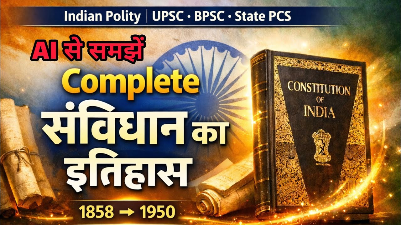 Ai से पढ़िए संविधान का निर्माण | Constitution Making | samvidhan ka nirman | Competitive exam