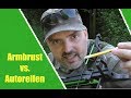 Pistolen-Armbrust gegen Reifen