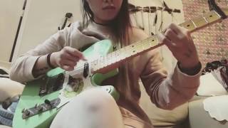 Video thumbnail of "Yvette Young - Guitar Practice - Instagram Compilation (Math Rock + Guitar Tapping)"