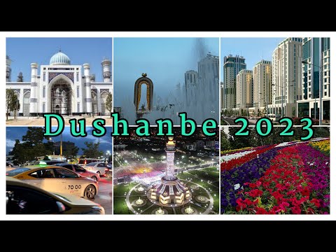 Modern Dushanbe.  Новый Душанбе 2023.