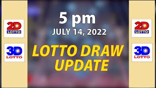 5pm Lotto Draw Result Today July 14, 2022 screenshot 1
