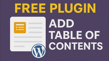 FREE PLUGIN - How to Automatically add “Table of Content” to All Posts in WordPress