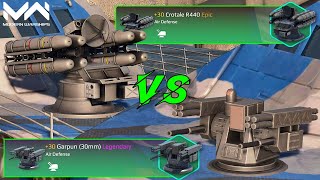 Crotale R440 Vs Garpun(30mm) | Air Defense Comparison | Modern Warships