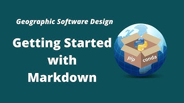 GeoSoft Lesson 9 - Getting Started with Markdown