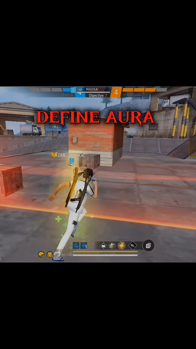 DEFINE AURA 9999 🔥🔥| #freefire  #shorts