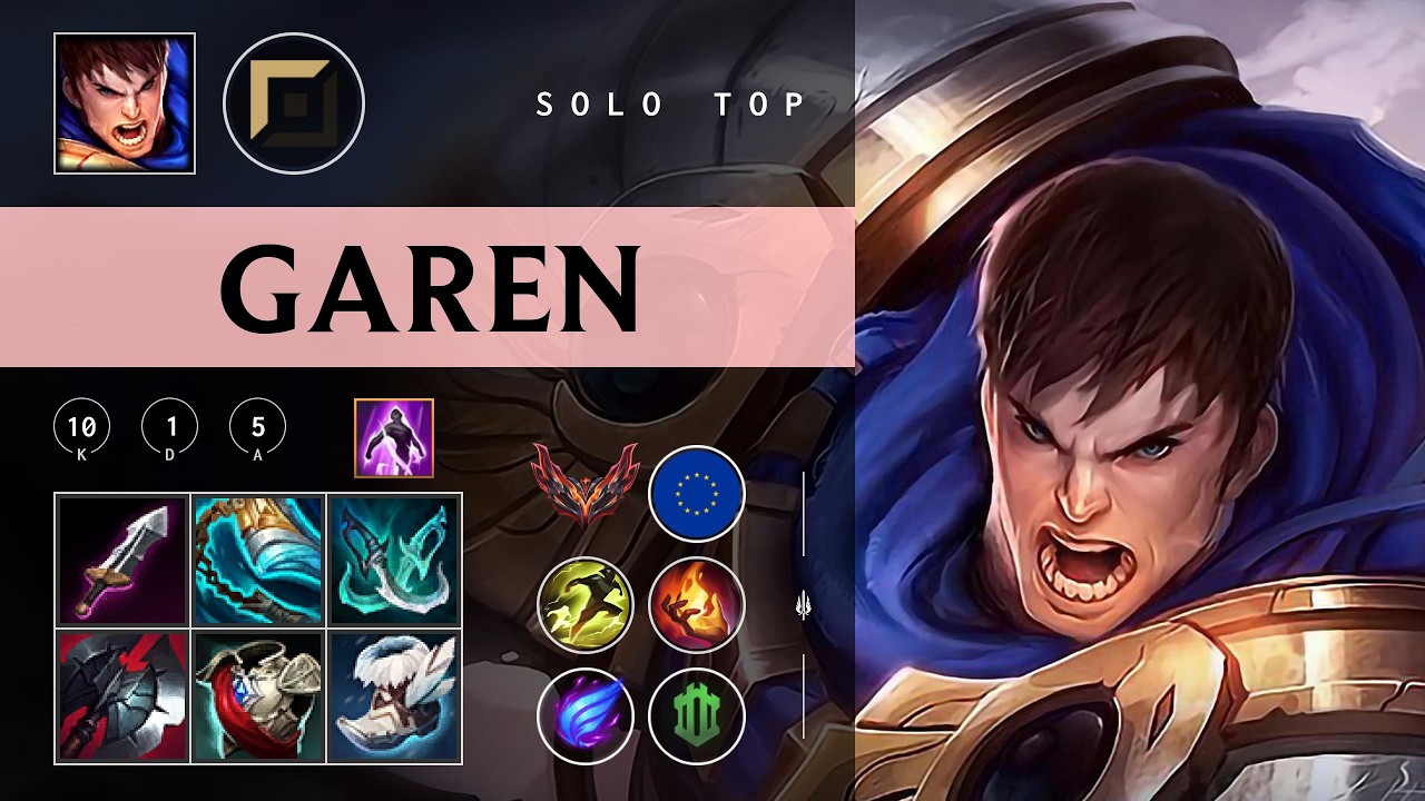 Garen Top vs Singed - EUW Grandmaster Patch 26.04