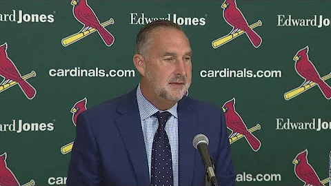 John Mozeliak holds farewell press conference
