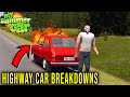 Highway car breakdowns  a new way to earn money and help others  my summer car 343  radex