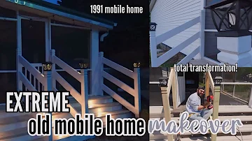 *EXTREME* OLD MOBILE HOME MAKEOVER | this is gorgeous! | double wide mobile home makeover | ep.24