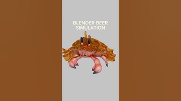 Blender Beer simulation