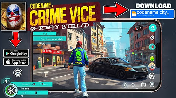 Codename Crime Vice Open World Download Android | Game Like Free Download 🤯