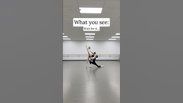 real POV of a Ballerina 🤩 | #ballet #shorts