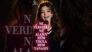 Ne Verdin Ki Ne Alasın | Hem Yıkıla Hem Yanasın 🎤 #anadolurock #türkücover #shorts