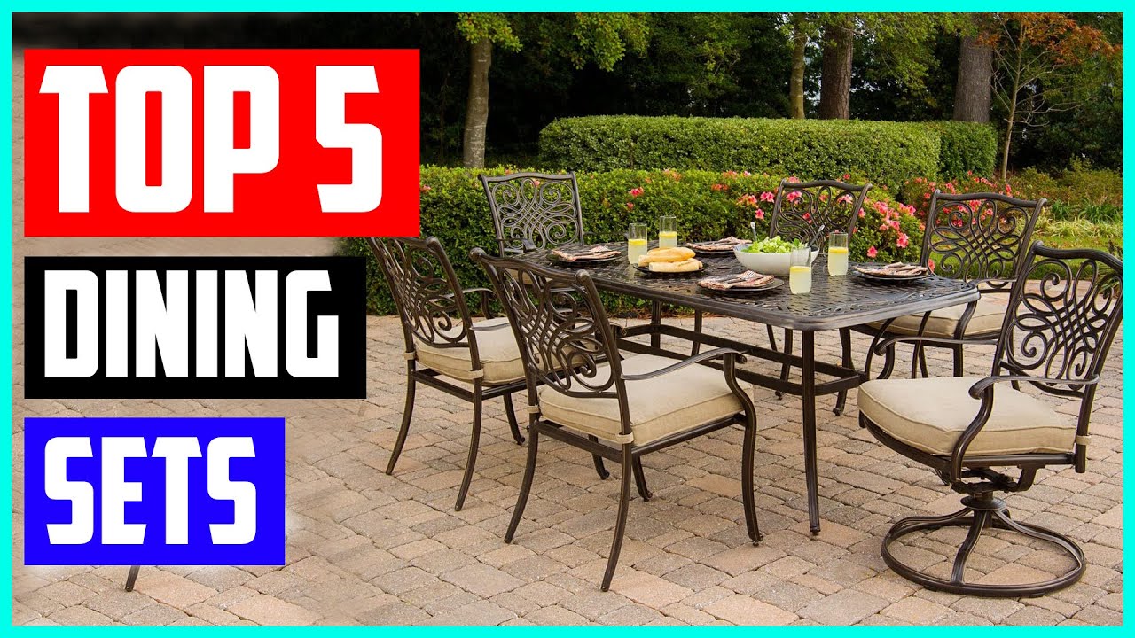 Best Outdoor Patio Dining Sets in 2021 – Reviews  [ Top 5 Picks ]