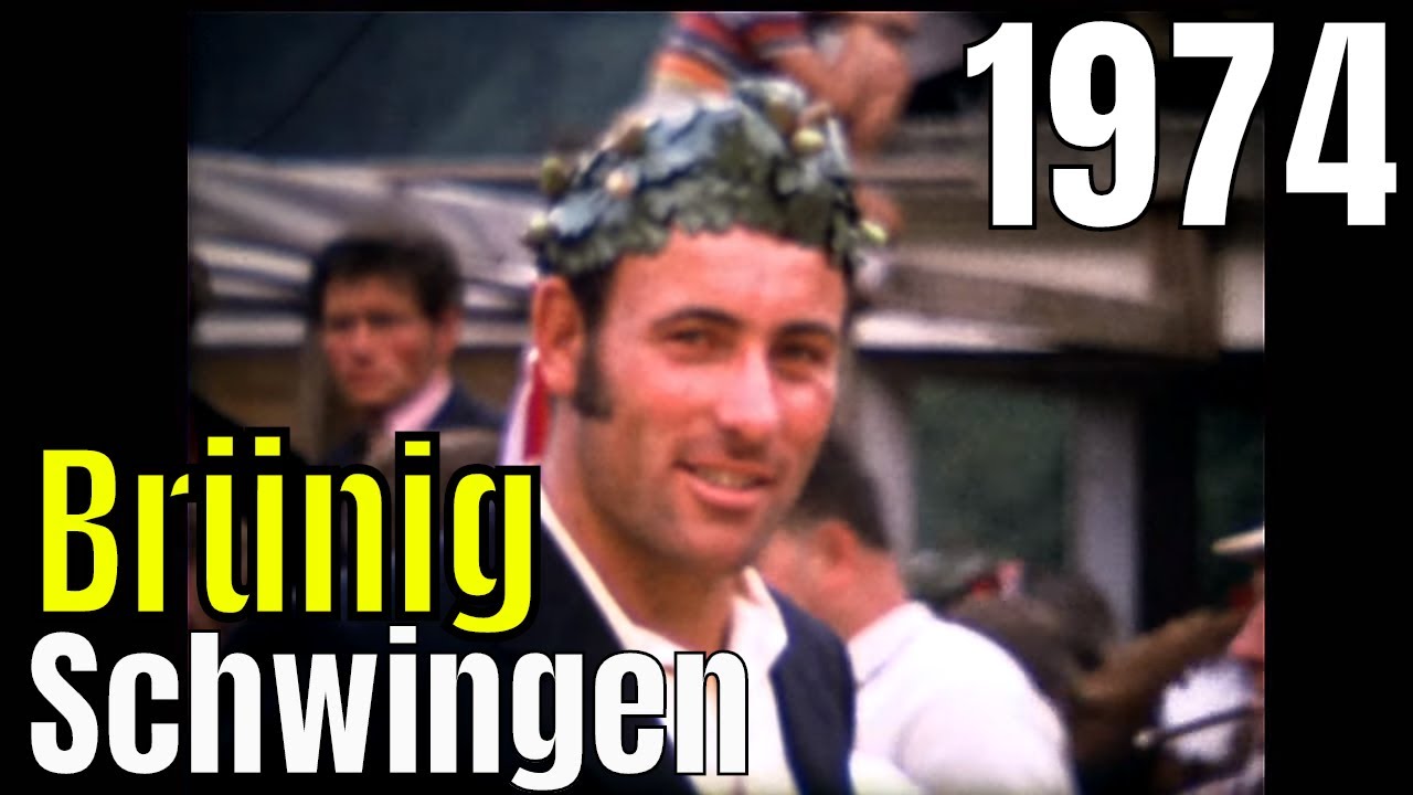 Brünig Schwingen 1974  Archivaufnahmen