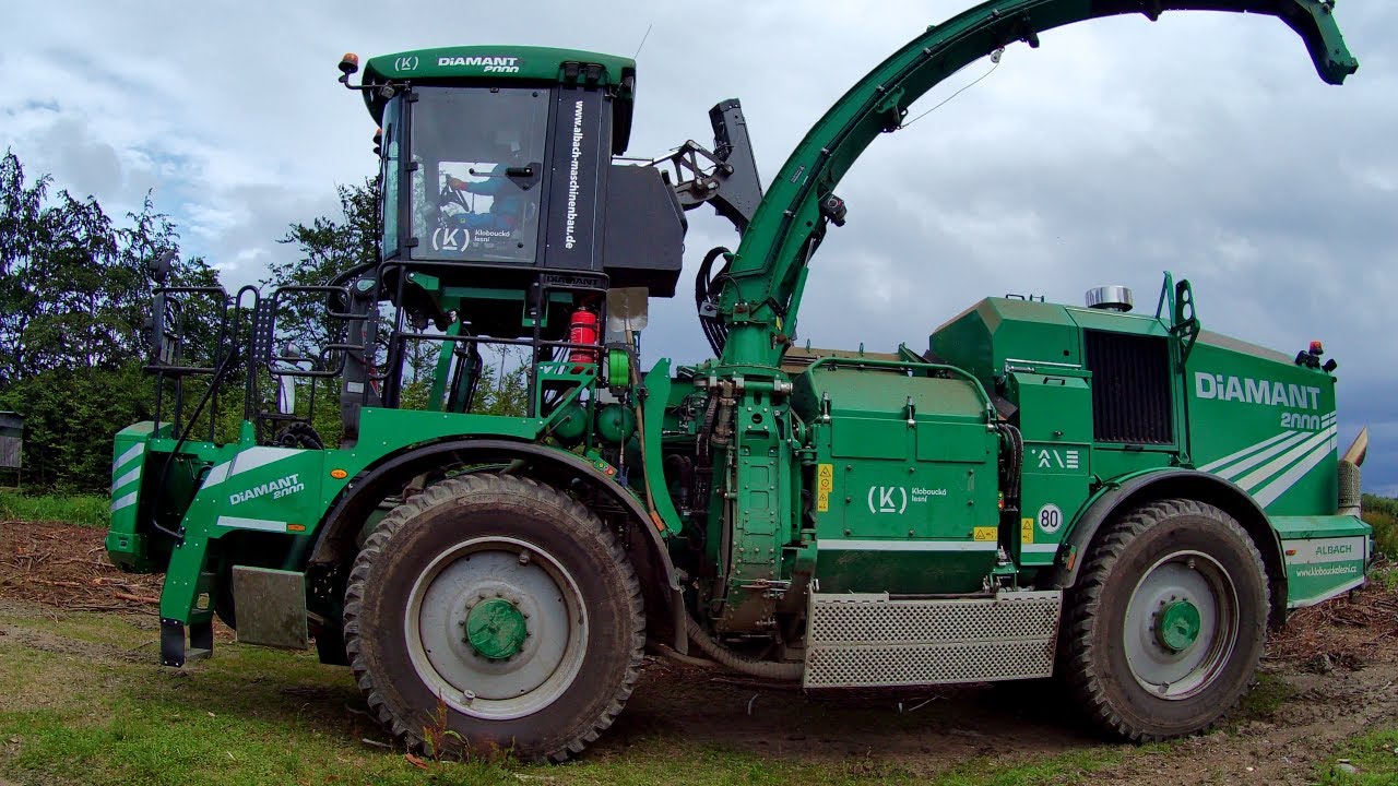 ALBACH DIAMANT 2000 mobile woodchipper🌳🌲 YouTube