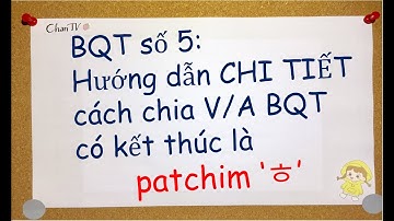 [한국어과외] BQT số 5:  V/A bất quy tắc 