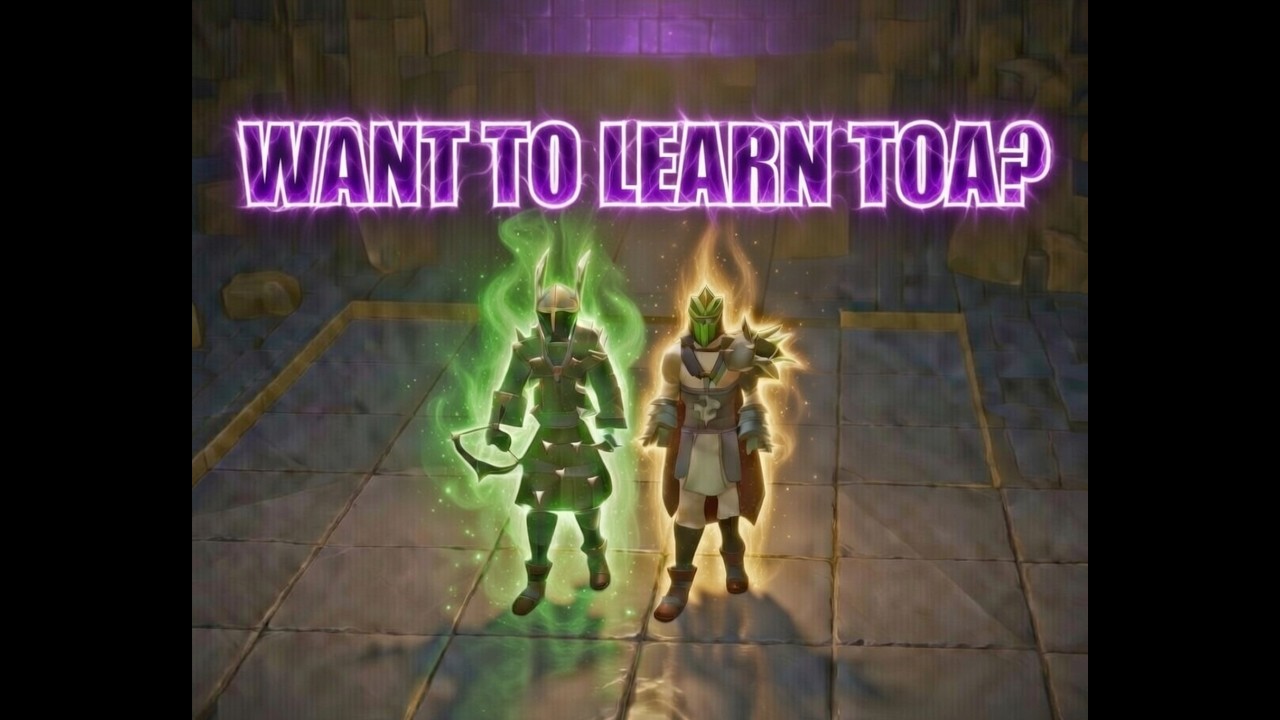 Toa Runescape Old School RuneScape / 150 LEARNER TOA / TEAM CORDELL STYLE - YouTube