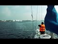 Sailing the Baltic from Sczecin (Poland) to Klaipėda (Lithuania) on boat MAZAY (Flamingo 40)