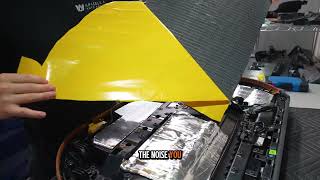 Resonix Fiber Mat Black Edition - Self Adhering Automotive Sound Absorber Decoupler