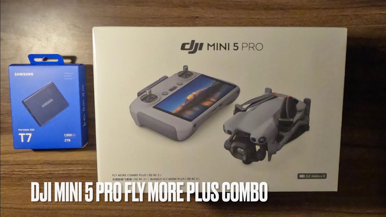 DJI MINI 5 PRO FLY MORE PLUS COMBO UNBOXING - YouTube