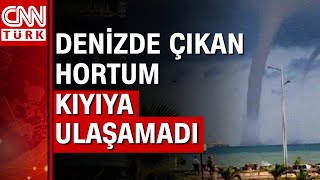Hatayın Payas Ilçesinde Denizde Hortum Paniği