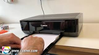 How to insert your Paper a Canon iP7250 Printer - YouTube