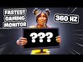 I Played Fortnite on the worlds BEST MONITOR... (360hz Monitor Review)