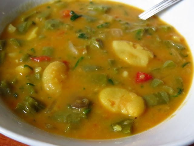 SOPA DE HABA CON NOPAL - YouTube