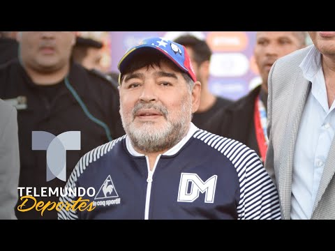 El llamativo trono que ocupó Maradona en Rosario y se ganó en Gimnasia | Telemundo Deportes