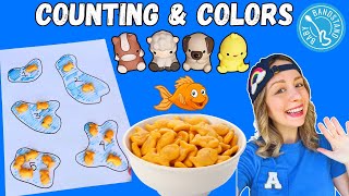 Toddler Learning- Counting Activity and Color Craft - Learn Numbers and Colors with Ms. Alyssa
