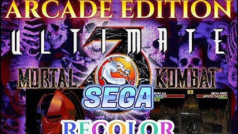 Ultimate Mortal Kombat 3 Arcade Edition for the Genesis, now updated and recolored!