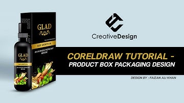CorelDRAW Tutorial - How to Make - Product Box Packaging Design