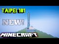 How to build Taipei 101, Minecraft, Time Lapse