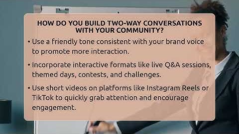 How Do You Build Two-way Conversations With Your Community? - Everyday-Networking