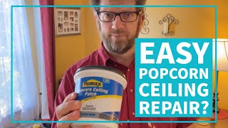 Repairing A Popcorn Ceiling - Without the Popcorn Spray screenshot 5