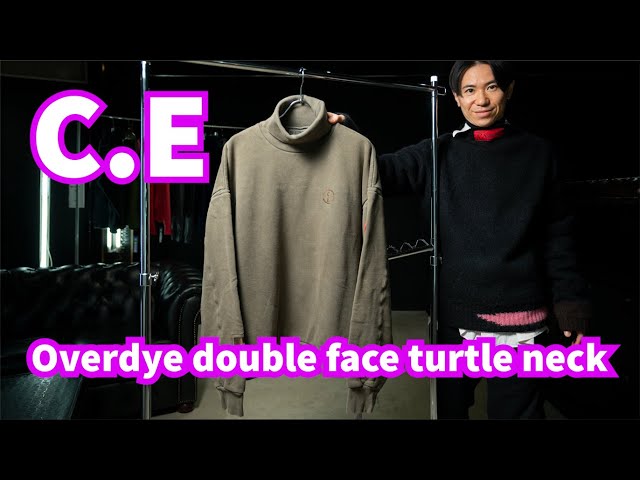 C.E  OVERDYE DOUBLE FACE TURTLE NECK