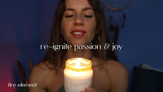 ASMR REIKI joy for life & passion | fire element | energy cleansing for depression, hand movement screenshot 5