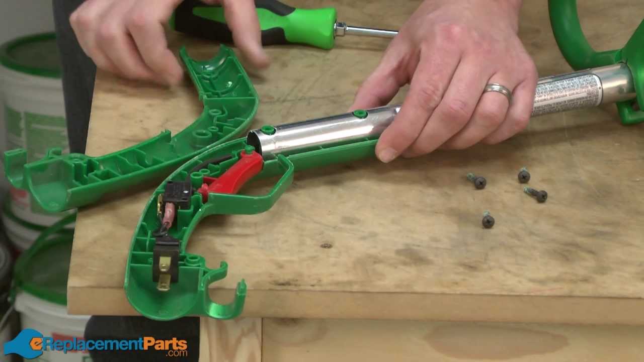 How to Replace the Handle Set on a Weed Eater SG11 String Trimmer (Part ...