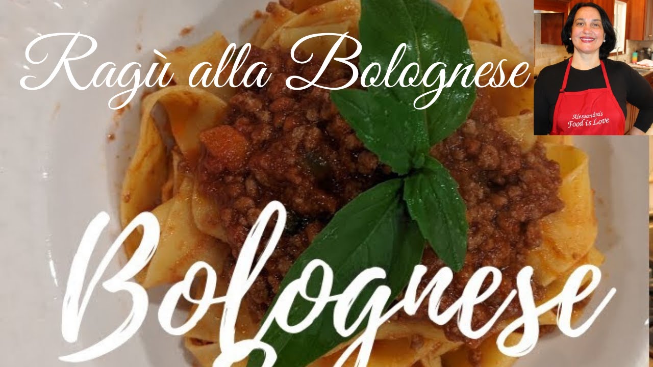Bolognese sauce - Ragù alla Bolognese - How to make italian bolognese sauce - video recipe
