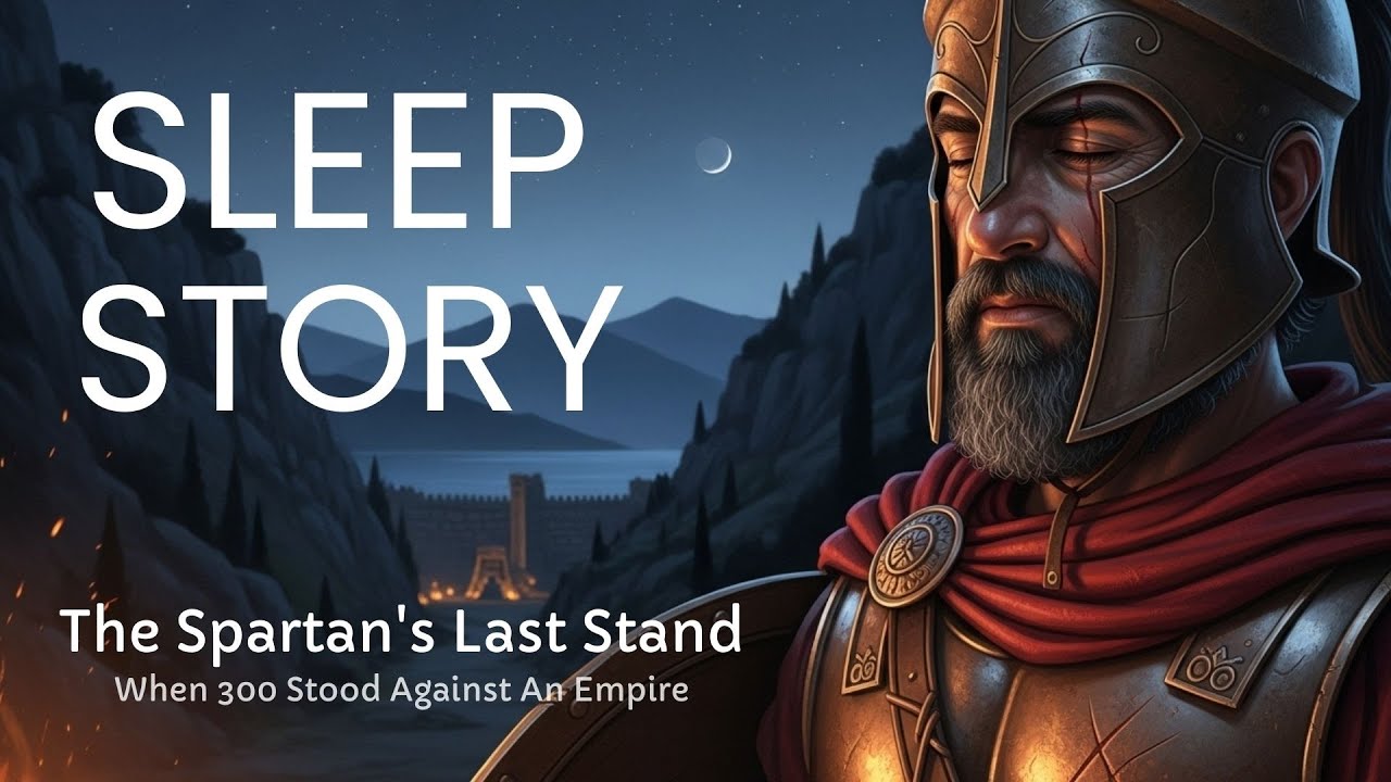 300 Spartans Sleep Story | Thermopylae Battle | 432 Hz ASMR Rain & Fireplace For Deep Sleep