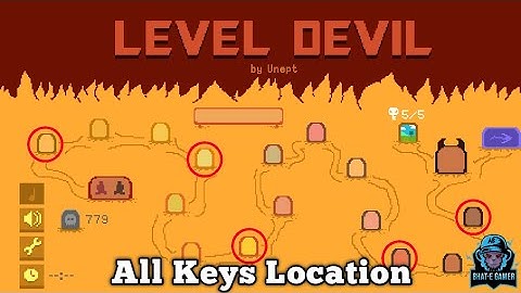 LEVEL DEVIL - ALL KEYS LOCATION 🔑 Bhate Gamer Aditya 