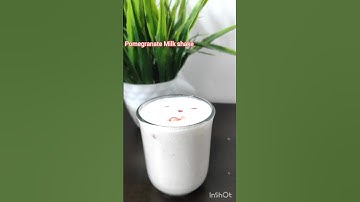 Pomegranate Juice | pomegranate milkshake | #Shorts