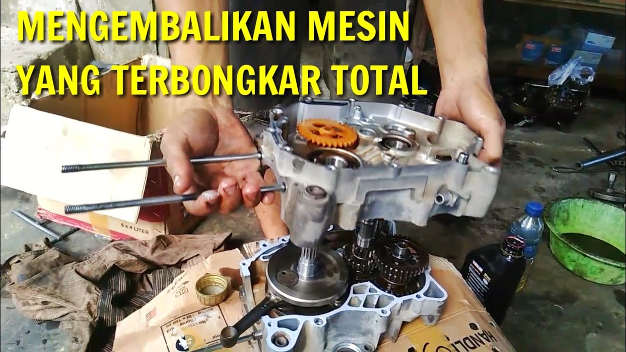 Cara Pasang Mesin Yamaha Vega ZR YouTube