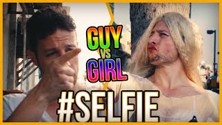 girl selfie vs guy selfie