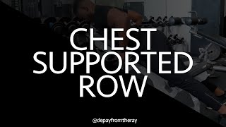 Chest supported row | Seal row
