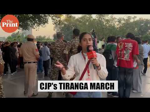 People gather in Central Delhi for CJP's Tiranga March| Ground Report