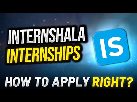 How to make your first application for an internship on Internshala