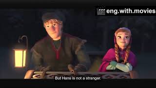 Learn English, movies with English Subtitles : Kristoff and Anna -Frozen movie clip