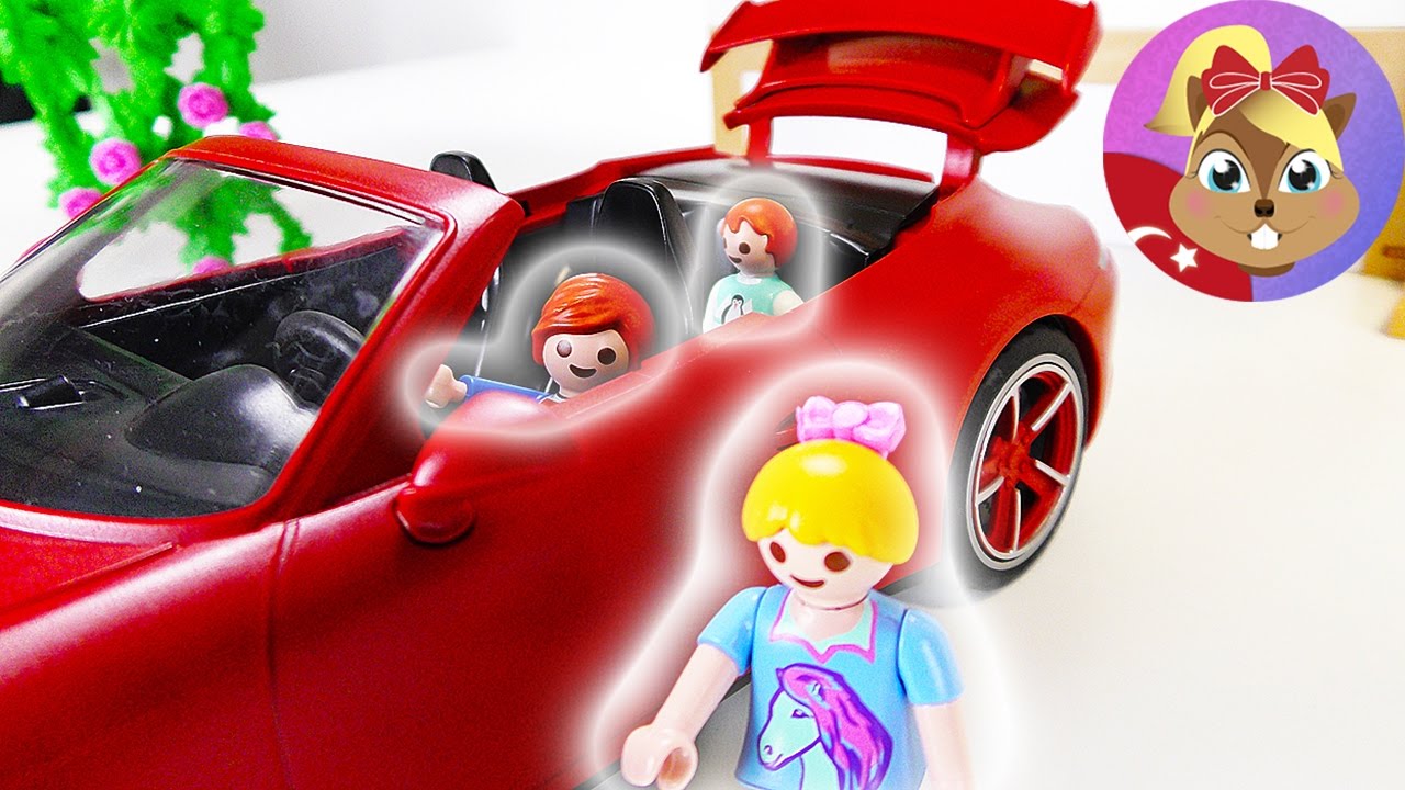 Playmobil Film Türkçe- ÇOCUK ARABA kulaniyor! ARDA Porscheyi VURDU! Çocuk Dizisi Ceylan Ailesi
